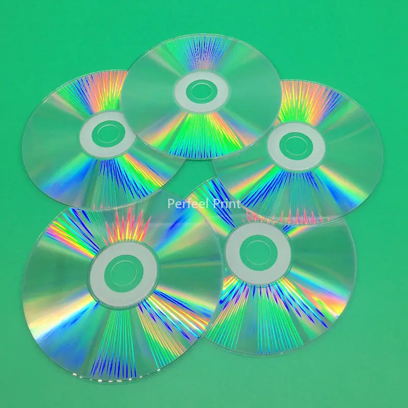 5PCS/ロ700MBインクジェット印刷可能な空のCDをCD-Rディスクで約80分52x速マルチメディアオーディオデータの保存