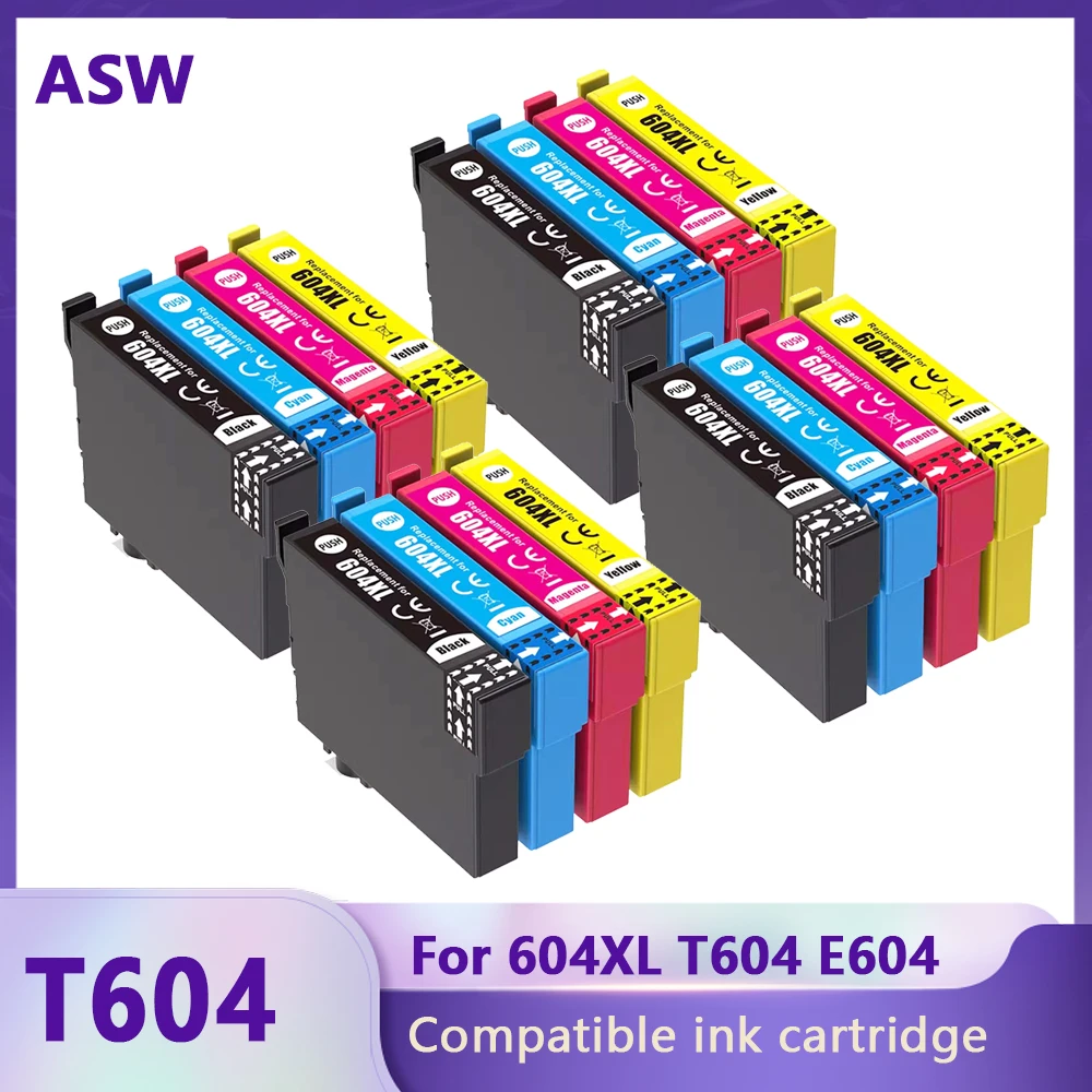 604XL T604XL T604XL604プレミアム対応のインクカートリッジのためのエプソンXP-2200XP-2205XP-3200XP-3205XP-4200XP-4205WF-2910DWF