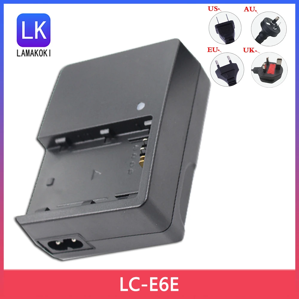 LC-E6Eカメラのバッテリー充電器はキヤノンEOS5D Mark II III5D2 5D3 7D70D6D60D LP-E6LP-E6Nについて/AU/英国のプラグイン