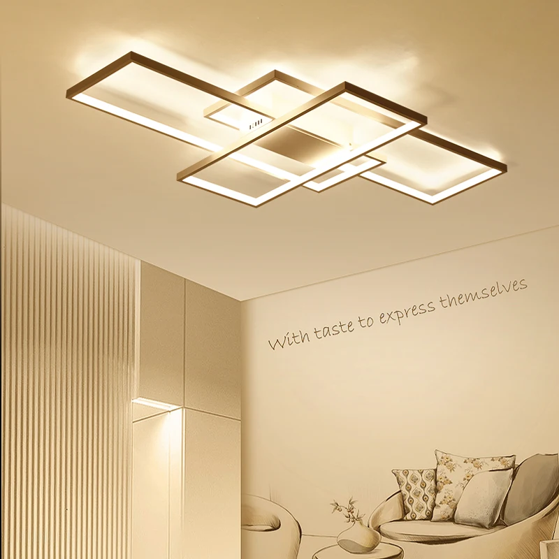 NEO輝新着現代led天井灯のための生活ルームベッドルームダイニングルームluminarias led黒または白の天井ランプ