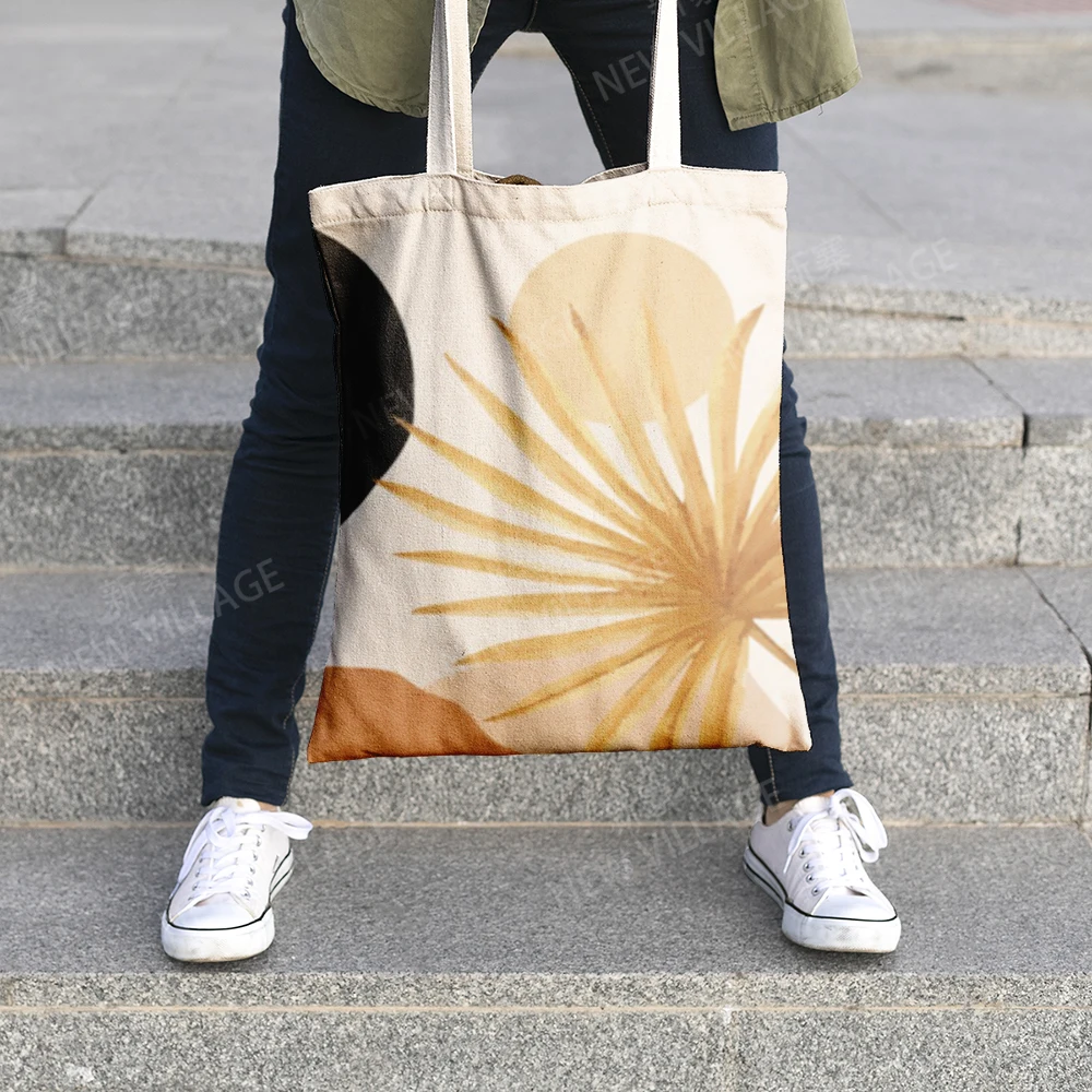 キャンバスのショルダーバッグ組織保存ット化粧品の旅行の女性のバッグショッピングの布袋北欧bohoカスタマイズ可能