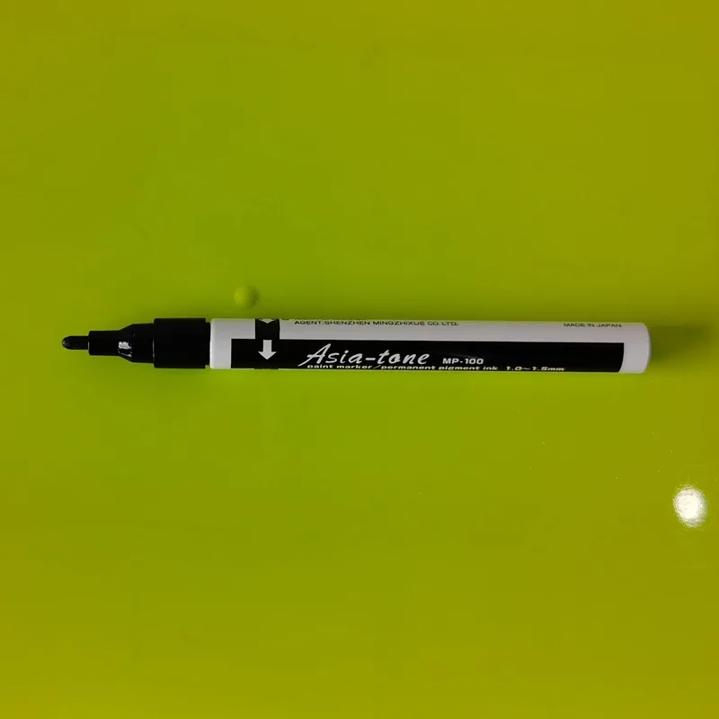 酸-アルカリ耐性アルコール塗装ペン1MM防水油性マーカー塗装特殊絵筆オフィス用品