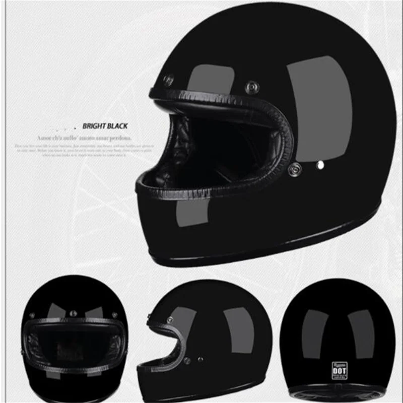 黒のガラス繊維の全面ヘルメットバイクレースのドットCapaceteデMoto MotociclistaパラモトクロスKask Casco感のあるつや消しブラック